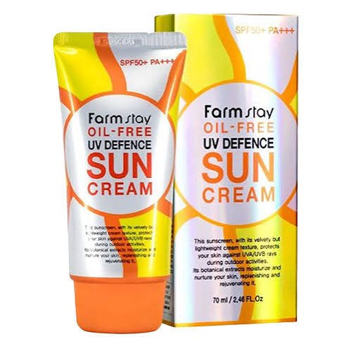 Farmstay Oil-Free UV Defence Sun Cream SPF50+ PA++++ 70ml – واقي شمس فارم ستاي خالي من الزيوت بحماية عالية