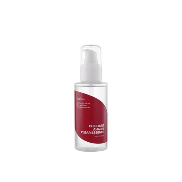 Isntree Chestnut AHA 8% Clear Essence 100ml – إيسنس إيزنتري تشستنَت AHA 8% لتنعيم البشرة