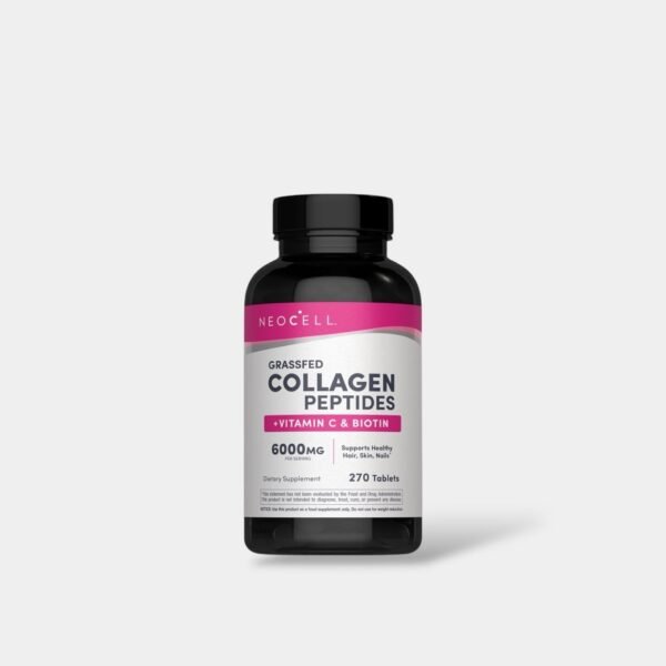 Neocell Grassfed Collagen Peptides + Vitamin C & Biotin 6000mg 270 Tablets – نيوسيل كولاجين ببتيدات مع فيتامين سي والبيوتين 270 قرص