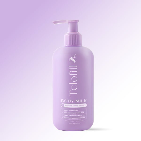 Telofill Body Milk Oriental Roses Vanilla 500ml – لوشن تيلوفيل بودي ميلك برائحة الورد والفانيليا