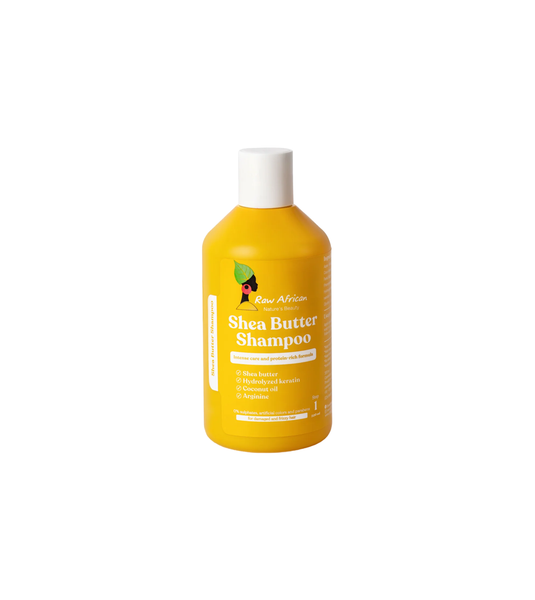 Raw African Shea Butter Shampoo Intense Care & Protein-Rich Formula 300ml – شامبو شيا باتر من رو أفريكان