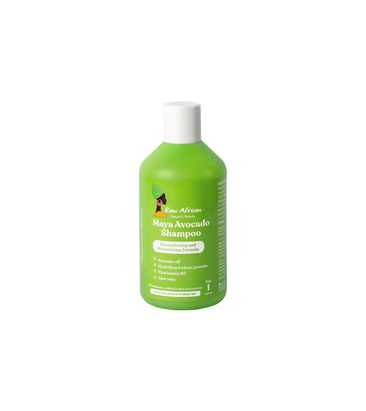 Raw African Maya Avocado Conditioner Strengthening & Moisturizing Formula 500ml – بلسم مايا أفوكادو المقوي والمرطب من رو أفريكان