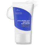 Isntree Hyaluronic Acid Natural Sun Cream SPF50+ PA++++ 50ml – واقي شمس إيزنتري هيالورونيك أسيد ناتشورال
